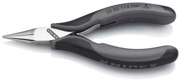 KNIPEX 35 22 115 ESD ELEKTRONİKÇİ KARGABURUN  -  ESD