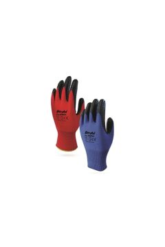 BEYBİ NİTRİL ELDİVEN PN5 ZEBRA KIRMIZI SİYAH