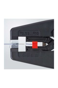 KNIPEX 12 42 195 KABLO SIYIRMA-OTOMATİK DERİNLİK