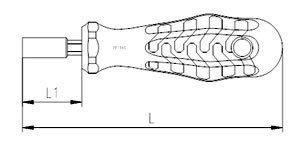 İzeltaş 4785196330 6.3X30 Manyetik Bits Tutucu Kısa