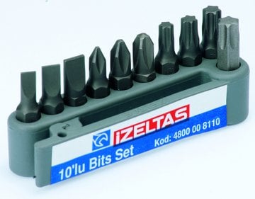 İzeltaş 4800008110 10 Lu Bits Set ( 25 Mm )