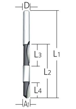 Makita D-09341 Çift Kenar Alma Ucu