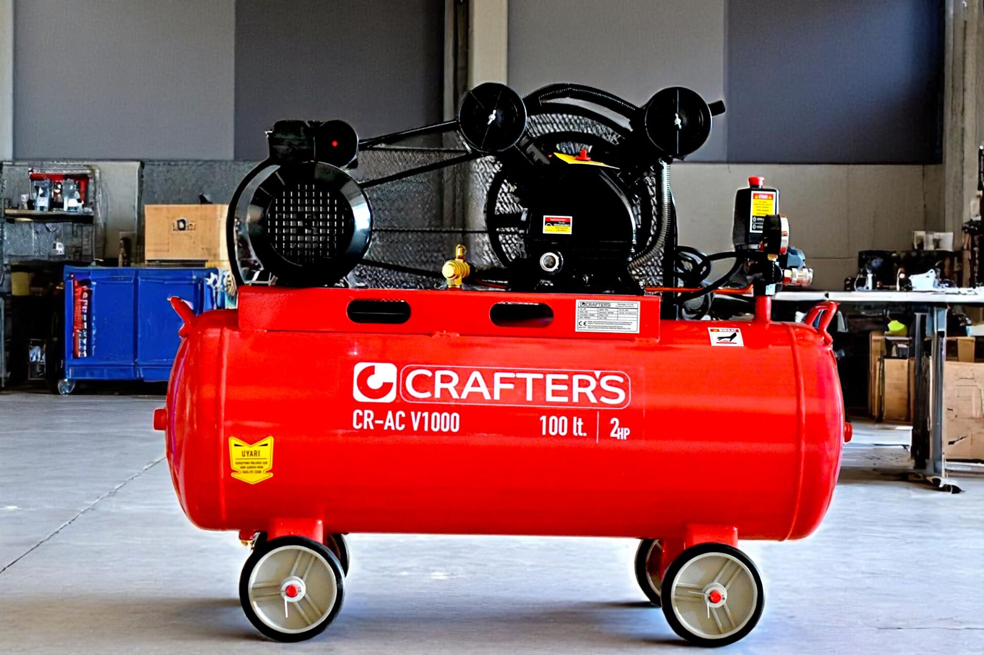 CRAFTERS CR-AC V1000 100 LT HAVA KOMPRESÖRÜ 2,0 HP