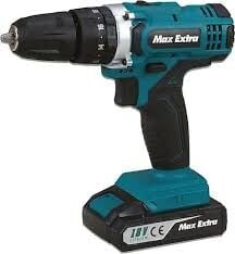 MAX-EXTRA MXP1960D ŞARJLI DARBELİ MATKAP ÇİFT AKÜL