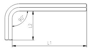 İzeltaş 4900220025 2,5 Mm Allen Anahtar