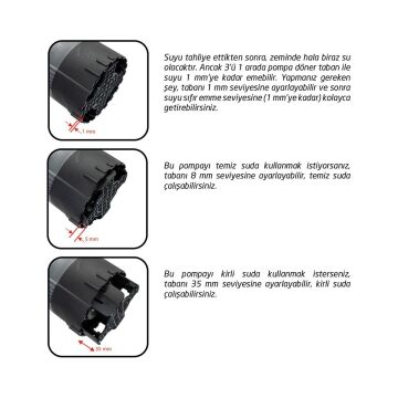 RAINPUMP CD900P 3N1 DRENAJ/DALGIÇ POMPA