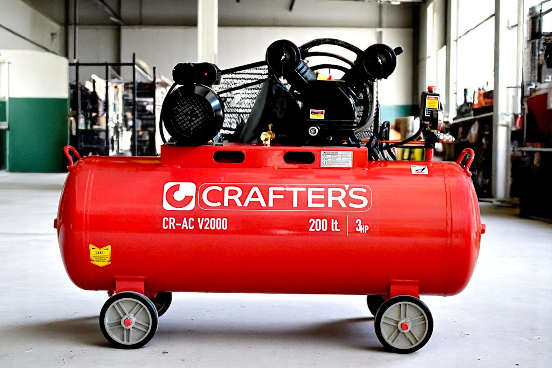 CRAFTERS CR-AC V2000 200 LT HAVA KOMPRESÖRÜ 3 HP