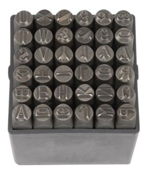 ÇELİK HARF 36 PARÇA 6 mm