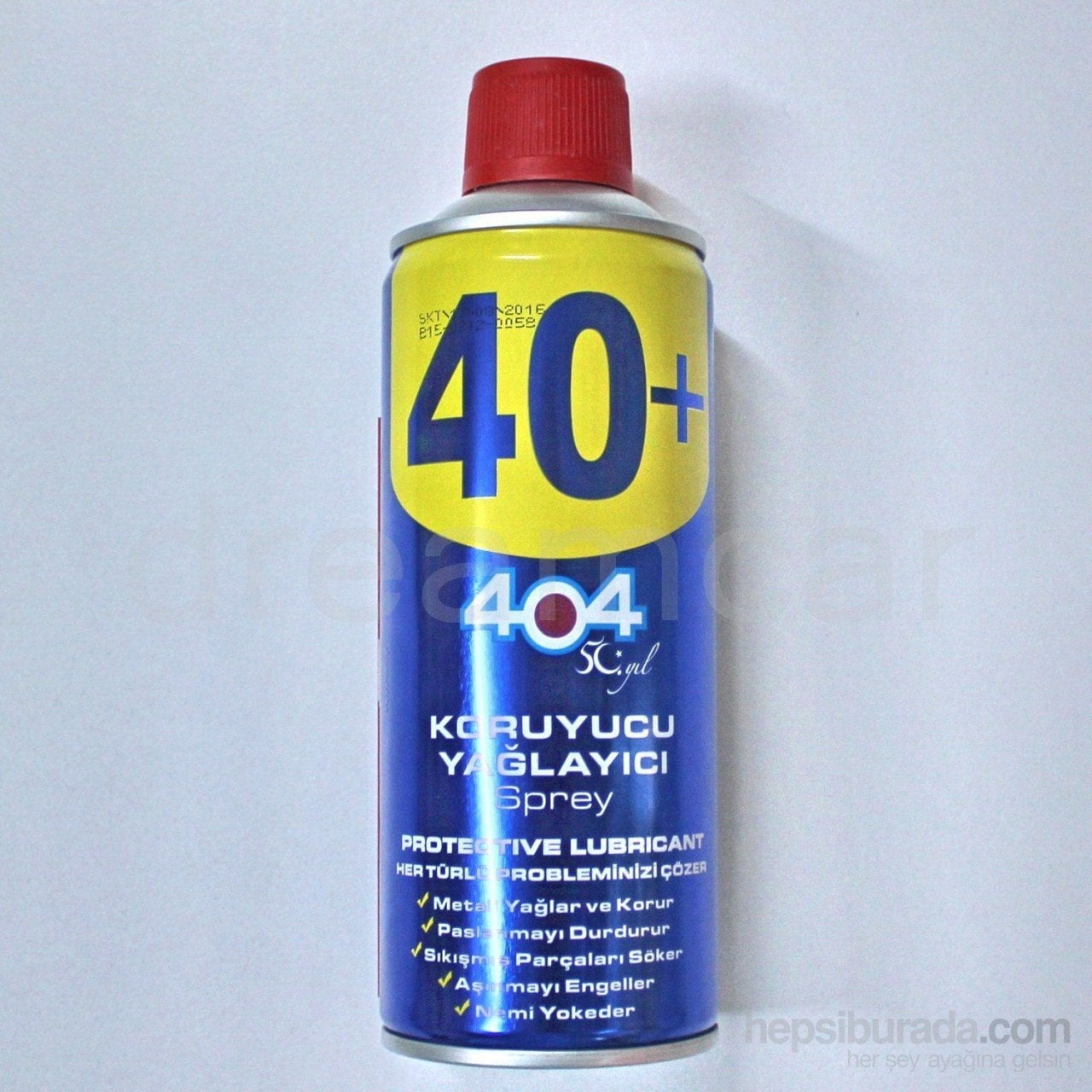 404 Çok Amaçlı Koruyucu Yağlayıcı Pas Sökücü Sprey 400Ml
