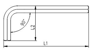 İzeltaş 4903220035 * 3,5 Mm Allen Anahtar Uzun Boy
