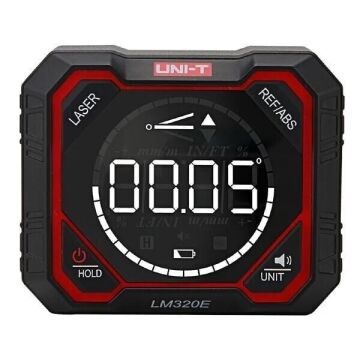 UNI-T LM320E Yüksek Hassasiyetli Açı Ölçer(Lazerli)