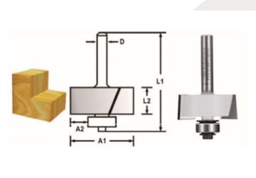 FREZE BIÇAĞI 8x31.8 mm