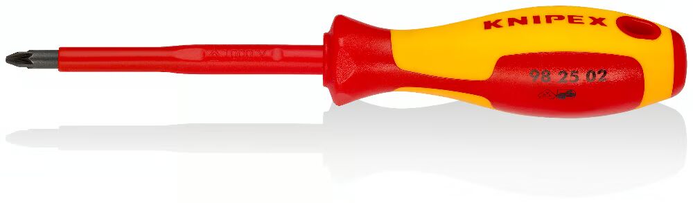 KNIPEX 98 25 02 VDE POZİDRİV UÇLU TORNAVİDA 212 mm