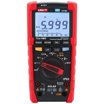 UNI-T UT196 DC SOLAR 1700V True RMS Profesyonel Multimetre