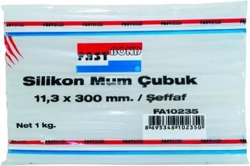 ŞEFFAF KALIN SİLİKON MUM ÇUBUK