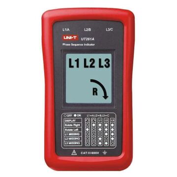 UNI-T UT261A Dijital Faz Sırası Ölçer