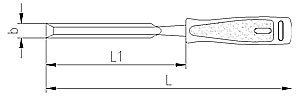 İzeltaş 5010230006 6 Mm İskarpela Düz