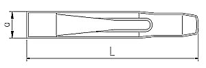 İzeltaş 5500230150 150 Mm Düz Keski Krom