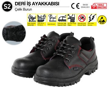 S2 DERİ İŞ AYAKKABISI NO:39