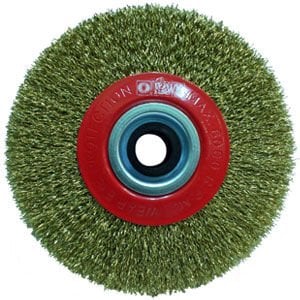 SARI TELLİ DAİRE FIRÇA 125x25 mm