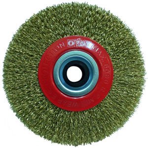 SARI TELLİ DAİRE FIRÇA 125x25 mm