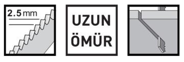 KILIÇ TESTERE BIÇAĞI 225 mm