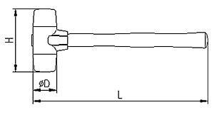 İzeltaş 5850250050 50 Plastik Çekiç