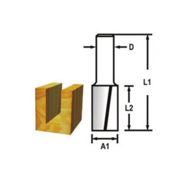 FREZE BIÇAĞI 12x6 mm