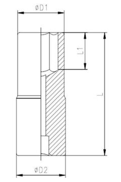 İZELTAŞ 13 MM DERİN LOKMA ANAHTAR 1/4'' ALTI KÖŞE