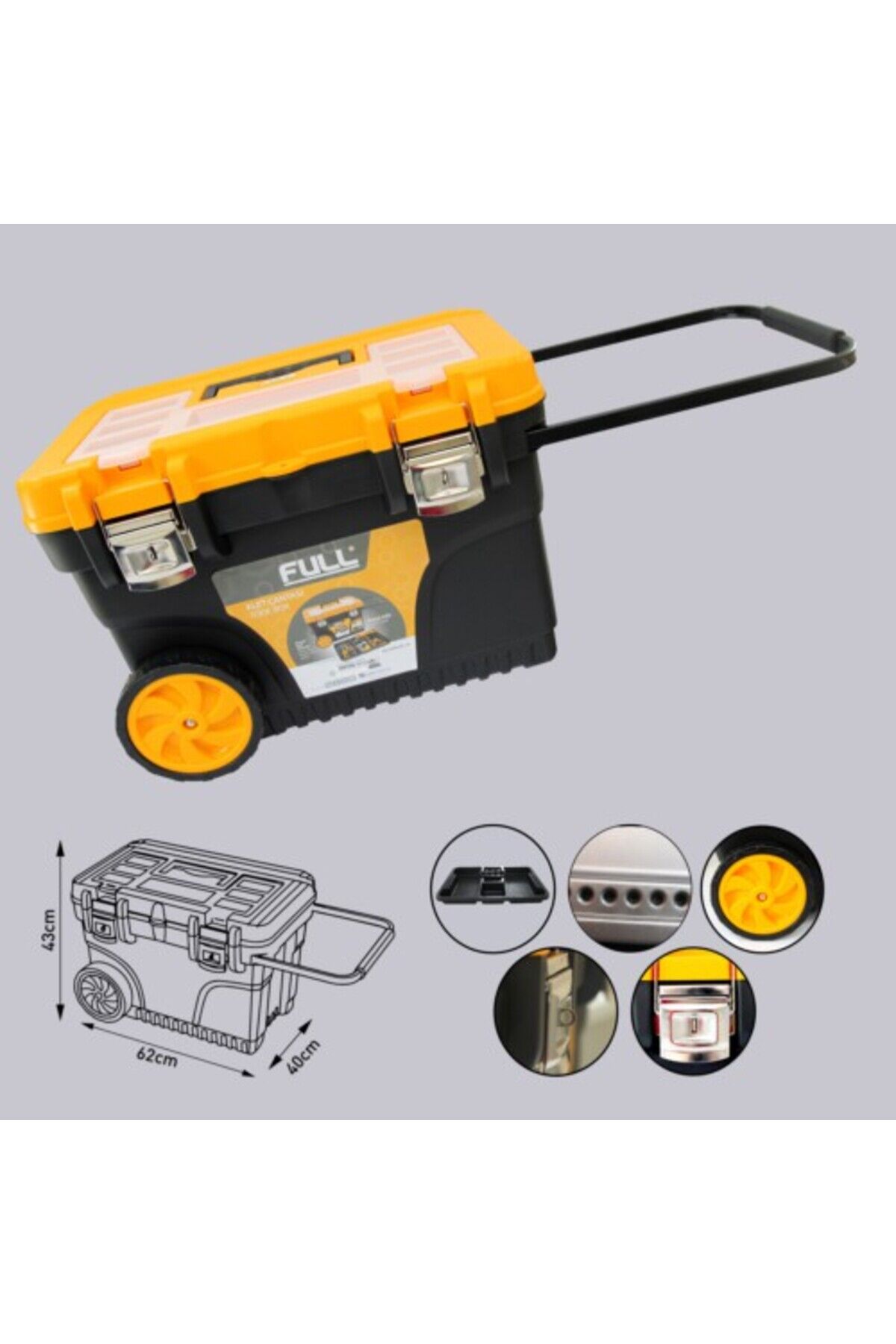 Full Takım Çantası Tekerlekli 30''