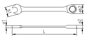 İzeltaş 0340020021 * 21 Mm Cırcır Kombine Anahtar