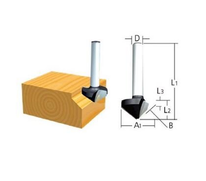 Makita D-09385 Kenar Alma Ucu