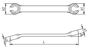 İzeltaş 0540011011 10X11 Mm Rekor Anahtar