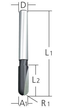 FREZE BIÇAĞI 6x6 mm