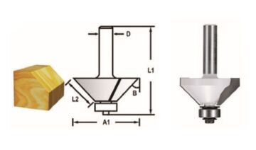 FREZE BIÇAĞI 12x44.5 mm