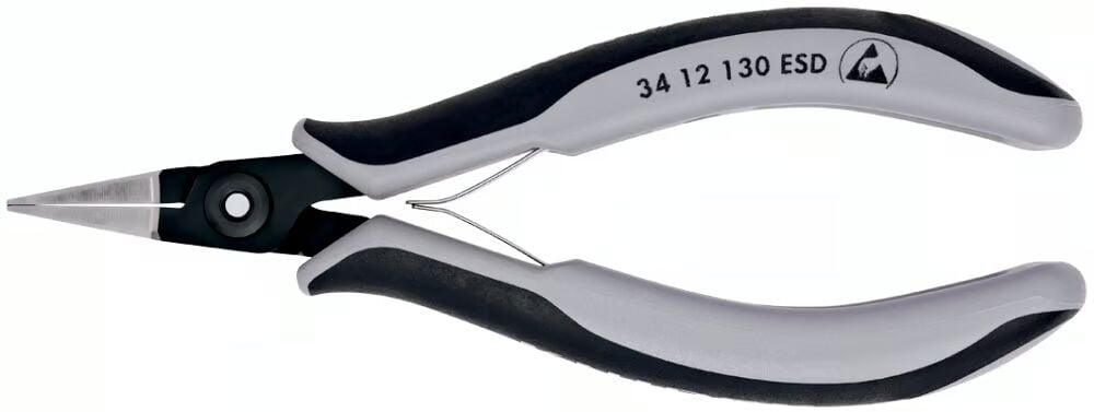 KNIPEX 34 12 130ESD HASSAS ELEKTRONİKÇİ KARGABURUN ESD
